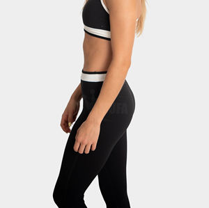 Leggings de sport taille haute personnalisés, leggings de yoga fitness pour femmes, pantalons de levage des fesses en spandex polaire 100% coton - Product Image 5