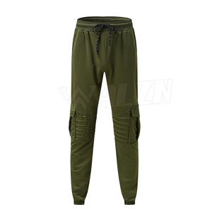 Pantalones de chándal para hombre de tamaño totalmente personalizado, pantalones de entrenamiento para hombre, ropa de invierno, pantalones de chándal de entrenamiento de Color sólido - Product Image 4