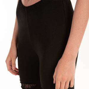 Leggings de haute qualité 2026 à taille haute en spandex + polyester pour le yoga et le fitness, logo personnalisé, leggings décontractés pour l'entraînement pour filles - Product Image 4