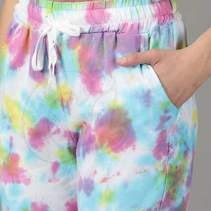 Tie Dye Printing Fashion Wear Women <b>Trouser</b> OEM Service Women <b>Trouser</b> Quick Dry Women <b>Trouser</b> - Product Image 6