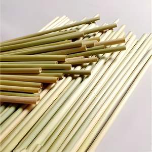 Pailles à boire en herbe écologiques, pailles en herbe sauvage faites à la main, taille personnalisée et boîte de marque privée - Product Image 6