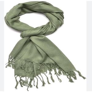 Winter Warm Viscose Pashmina Solid Color Hot Sale Wholesale Women Long <b>Shawl</b> with Tassel Cashmere Scarf Double Sided Scarves - Product Image 5