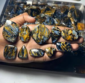 หินเพอร์ไซต์เพอร์พลอยสีเขียวหินธรรมชาติคุณภาพสูงสีน้ำตาลแบบหลวมขายส่ง - Product Image 2