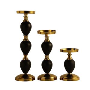 Bougeoir décoratif en métal avec couvercle en verre Bougeoir en fer vintage pour l'intérieur, l'extérieur et la décoration intérieure. - Product Image 1