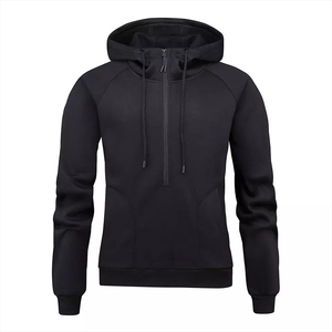 Ropa de calle de invierno 400GSM Sudadera con capucha y cremallera de algodón pesado Ajuste de gran tamaño personalizado Suministro al por mayor de fábrica OEM - Product Image 4