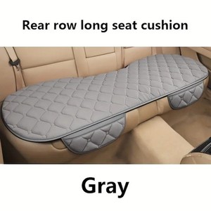 Plush <b>Car</b> Rear Long Seat <b>Cover</b> Protector with Foam Padding Universal Fit Rear Seat Easy Installation Quilted Design - Product Image 3
