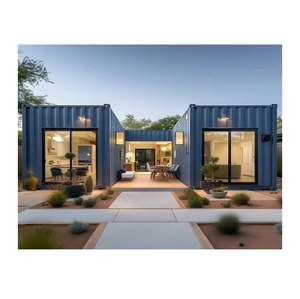 Casa/hotel de contenedores modulares prefabricados con paredes de vidrio de diseño moderno y lujoso para villas y complejos turísticos. - Product Image 6