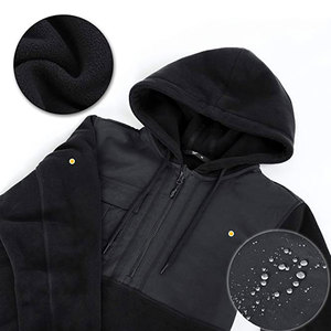 Sudadera con capucha y media cremallera para hombre, estilo oversize, 100% algodón, corte holgado, streetwear, con logotipo personalizado, OEM, venta al por mayor - Product Image 3
