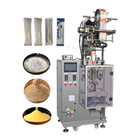 Petite machine d'emballage automatique verticale pneumatique PLC pour sachets de poudre 5g 10g, sacs en plastique/papier de qualité alimentaire