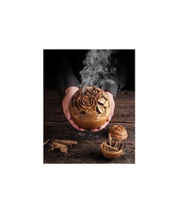 Quemador de Incienso de Madera para la Apreciación Cultural del Incienso, Decoración del Hogar, Valor Artístico, Tradición, Belleza - Product Image 4