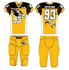 Ensembles de maillots d'université de sublimation respirants d'uniformes de football américain personnalisés Maillots de football américain personnalisés - Product Image 1