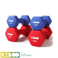 Mancuernas de 16Kg, 4 mancuernas (2 piezas de 3 Kg + 2 de 5Kg), pesas, equipo de gimnasio listo para enviar desde España
