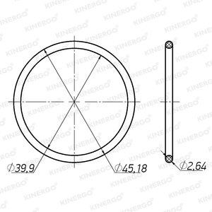 Anillo de Sellado ORFD04 para ORFD04 CD4E 9-1/4" y 10-1/4" A440F; A440L - Product Image 2