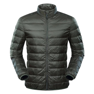 Veste en duvet à col pour hommes, dernier style personnalisé de qualité supérieure, veste d'hiver en plein air, veste à bulles épaisses pour hommes en plein air - Product Image 5