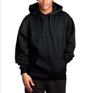Sweat-shirt à capuche épais pour homme Design noir uni personnalisé Sweat-shirt d'hiver Capuche solide Nouveau Design personnalisé Noir uni - Product Image 1