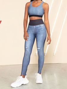 ชุดโยคะผู้หญิง Low Moq ดีไซน์โดดเด่น แฟชั่นกีฬา เอวยางยืด ออกกำลังกายได้ ออกแบบตามสั่ง ชุดโยคะสำหรับผู้หญิงที่เป็นที่ต้องการสูง - Product Image 5