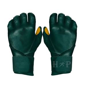 Professional Quality Men's Baseball <b>Batting</b> Gloves Plus Size Comfortable Fit with Customized Logo Made From Leather - Product Image 1