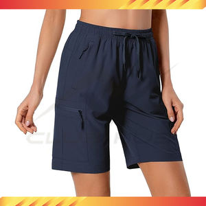 Haute qualité été mode léger Yoga Shorts dames Sport décontracté respirant séchage rapide athlétique Spandex/Nylon fermeture éclair - Product Image 4