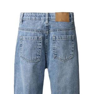 Pantalones Vaqueros de Lujo para Niños, Tela Ultra Suave de Primera Calidad, Estilo Urbano Contemporáneo, Moda Casual con Bolsillos Laterales/Logotipo - Product Image 6