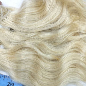 Pelo rubio liso con cutícula, el mejor cabello rubio 613 de alto grado, hecho de cabello humano indio - Product Image 6