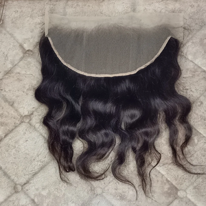 Indien Grade 10A Vierge Vague D'eau Crépus Droite Afro Double Trame Frontale Perruque Profonde Vietnamien Fermeture Femmes Extensions Humaines - Product Image 2