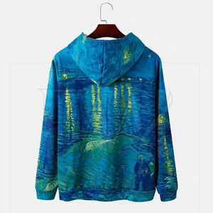 Última colección de invierno Suministro al por mayor de sudaderas con capucha de sublimación de tamaño personalizado Patrón con capucha más vendido - Product Image 2