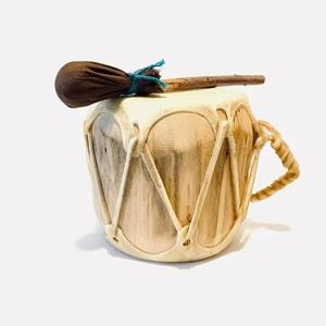Instrument de musique à tambour classique élégant avec finition polie pour les rassemblements culturels de mariages et les célébrations de festival - Product Image 1