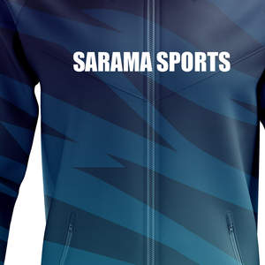 Sweat-shirts d'entraînement à fermeture éclair au meilleur prix, fabriqués au Pakistan avec un MOQ faible, sweat-shirts d'entraînement à fermeture éclair avec logo brodé - Product Image 3