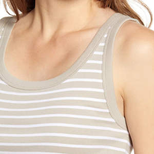 Débardeur d'été pour femme Dear-Lover, tricot teint en fil, respirant, écologique, séchage rapide, décontracté, logo personnalisé, vente en gros DDP - Product Image 4