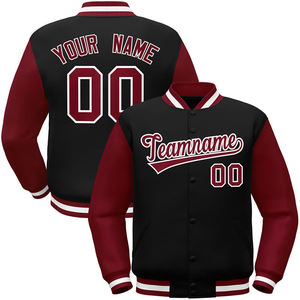 Chaqueta Deportiva Varsity de Lona de Alta Calidad con Logotipo Personalizado en la Parte Delantera, Mangas Largas, Transpirable, para Hombre, Invierno - Product Image 1