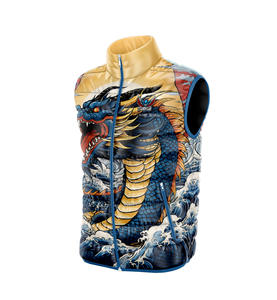 Chaqueta acolchada sin mangas de invierno, chaleco cálido grueso acolchado para hombre, chaleco acolchado, chaquetas cálidas para hombre, chaleco - Product Image 4