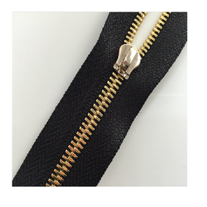 Vente en gros OZL No. 8 fermetures éclair en laiton à glissière ouverte, à verrouillage automatique, longues, en nylon, rouleaux de chaîne, fermetures éclair de haute qualité, modèle GMA pour diverses applications - Product Image 1