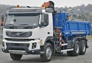 Nuevo/Usado para Camión Volquete VOL-VO FMX 450 6X4 con Grúa PK 14002-EH B/FUNK de 5.10m, Motor Diésel, Cámara Trasera, Capacidad de 30-40T - Product Image 3