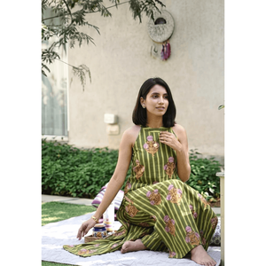 Ensemble Kurta Halter Meadows - Vêtements ethniques modestes pour femmes - Product Image 6