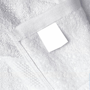 Ensembles de serviettes blanches à logo brodé personnalisé à prix abordable pour Spa Serviette de bain de luxe en éponge 100% coton Serviettes d'hôtel - Product Image 2
