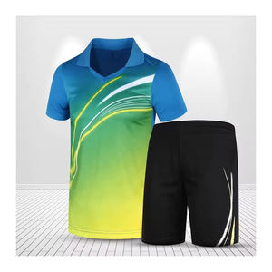 Maillot unisexe personnalisé de haute qualité 100% polyester imprimé par sublimation Tissu respirant pour les événements sportifs Vêtements décontractés Football - Product Image 2