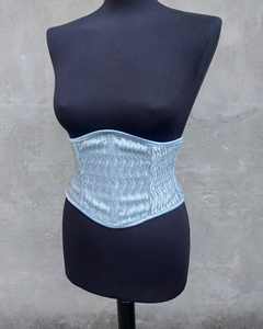 Custmosied Satin Corset with sequin design Custom Made Corset Design Factory Wholesale OEM & ODM Service - Product Image 2