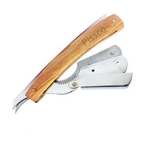 Foldable Stainless Steel Blade Hair Razor Barber Straight <b>Edge</b> Cut Throat Razors Razor Holder for Shave Made By Pissco Pakistan - Product Image 4