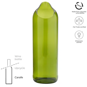 Original Home Jug Recycled Eco-Friendly Glass <b>Drinkware</b> - Product Image 4