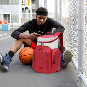 Sacs de basket-ball haute capacité avec compartiment à ballon dédié, sac à dos de sport multi-poches pour le football, le volley-ball, la salle de sport, l'école, l'équipe - Product Image 6