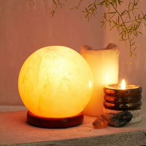 Lámpara de sal del Himalaya decorativa de cilindro blanco artesanal natural 100% con estilo piramidal Rosa hecho a mano ¡Compre ahora! - Product Image 2