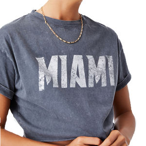 เสื้อยืดผ้าฝ้ายบ็อกซี่สำหรับผู้หญิงเสื้อยืดธรรมดาทรงสูงผ้าฝ้าย100สูง230แกรมซักด้วยกรดไซส์ใหญ่พิเศษ - Product Image 1