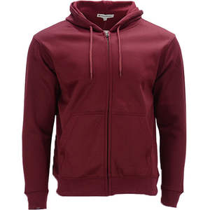 Sweat-shirt à capuche zippé de haute qualité avec logo personnalisé Sweat-shirt chaud uni à capuche et manches longues Top Veste d'automne pour hommes - Product Image 6