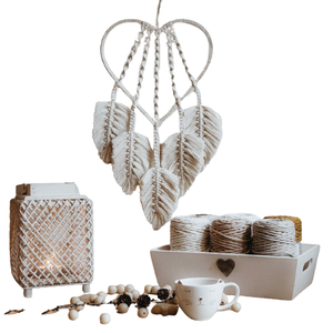 Atrapasueños colorido hecho a mano macramé para colgar en la pared precio al por mayor más exigente para la decoración del hogar nuevo diseño - Product Image 1