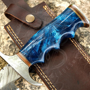 Couteau Bowie de haute qualité avec manche en résine et étui en cuir, équipement de chasse et de survie, vente en gros avec étui en cuir, couteau d'extérieur - Product Image 4