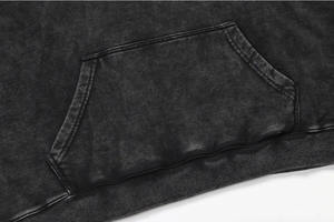 High Quality Men's Casual Acid Wash Pullover Hoodie <b>Top</b> Selling Winter <b>Thermal</b> <b>Tops</b> Solid Pattern 100% Cotton Wholesale Price - Product Image 6