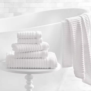 Conception OEM 100% serviettes de bain en pur coton ensemble de serviettes en éponge de qualité serviettes de bain absorbantes au prix d'usine - Product Image 2
