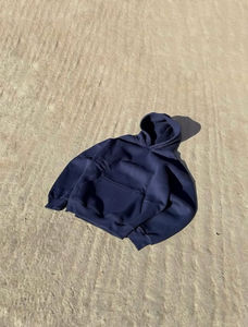 Sudadera con Capucha Lisa y Gruesa de 500/400 g/m², Estilo Cuadrado, para Hombre, de Algodón, Talla Grande, Personalizable, Fabricante de Sudaderas con Capucha, Sudadera Corta de Gran Peso - Product Image 6