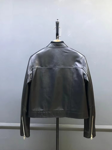 แฟชั่นผู้หญิงลำลองหลวมๆ แจ็คเก็ตหนังแกะคอโอซิปผู้หญิงที่สง่างามเสื้อกันลมสั้นฤดูหนาวเสื้อแจ๊กเก็ตผ้าฝ้าย - Product Image 4