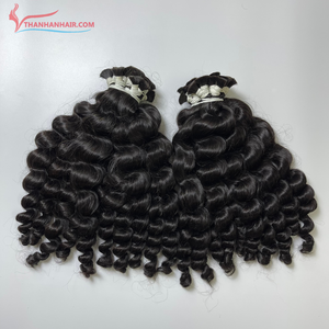 Ietnamese-pelo negro rizado a granel de Hanh n Hair, nueva colección Genius weft - Product Image 1
